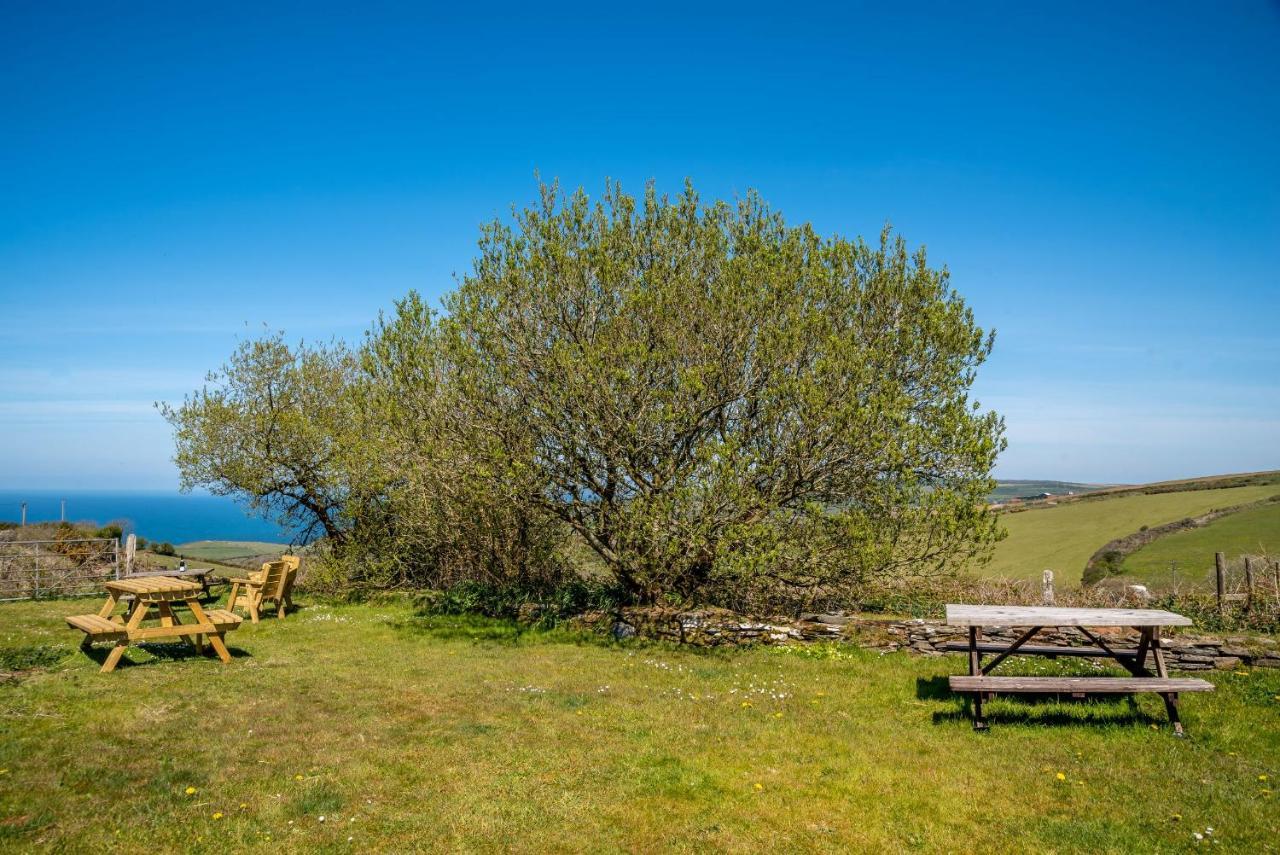 Polrunny Farm Blackberry Cottage - Cornwall Bliss In Sight Of The Sea Boscastle Exterior photo